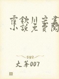 霍钦川宋书汀的小说免费阅读无弹窗