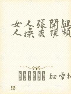 女人张开腿让男人操爽视频