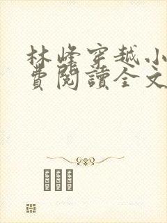 林峰穿越小说免费阅读全文最新章节