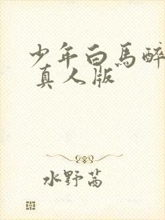 少年白马醉春风 真人版