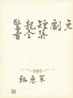 惊龙短剧免费观看全集