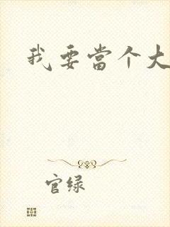 我要当个大坏蛋