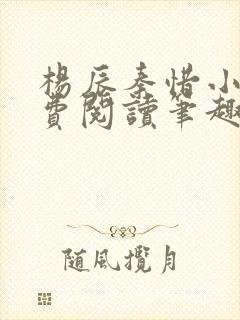 杨辰秦惜小说免费阅读笔趣阁