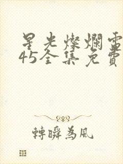 星光灿烂电视剧45全集免费观看