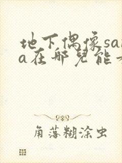 地下偶像sana在哪儿能看到