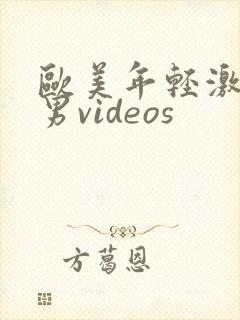 欧美年轻激情男男videos