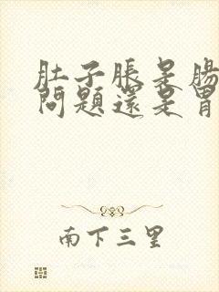 肚子胀是肠道的问题还是胃的问题