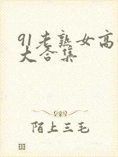 91老熟女高潮大合集