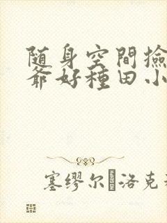 随身空间捡个王爷好种田小说免费阅读