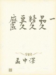 麻豆精品一区二区久久久