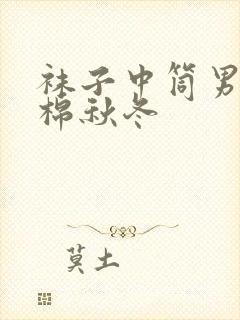 袜子中筒男士纯棉秋冬