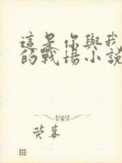 这是你与我最后的战场小说