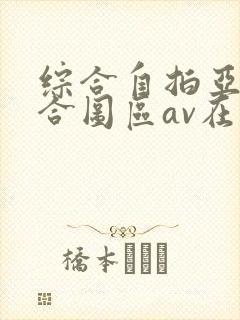 综合自拍亚洲综合图区av在线