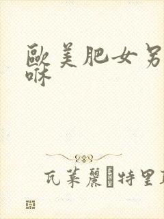 欧美肥女另类嗨咻