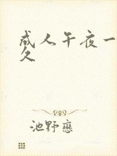 成人午夜一级久久