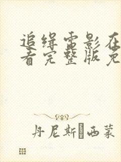 追缉电影在线观看完整版免费高清