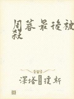 周蓉最后被谁所杀封面