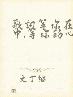 歌词等你在红尘中,等你的心 是什么歌