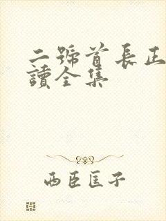 二号首长正版阅读全集