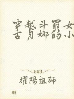 穿越斗罗女主是古月娜的小说