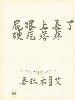 屁眼上长了一个硬疙瘩疼