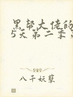 黑帮大佬的365天第二季第二集