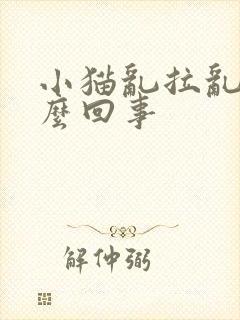 小猫乱拉乱尿怎么回事封面
