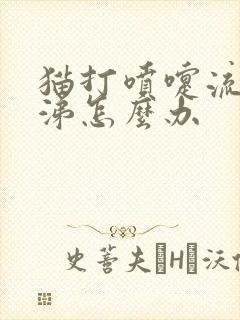 猫打喷嚏流清鼻涕怎么办封面