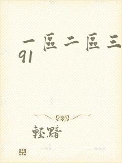 一区二区三区 91封面