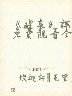 《醒来》谍战剧免费观看全集