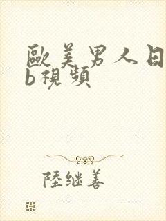 欧美男人日女人b视频