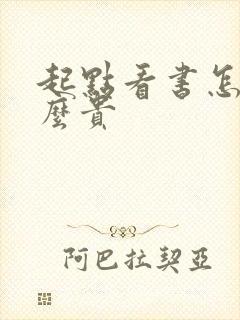 起点看书怎么这么贵封面