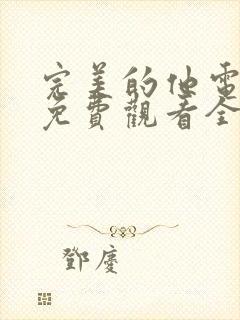 完美的他电视剧免费观看全集封面