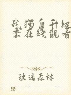 我独自升级第二季在线观看免费版