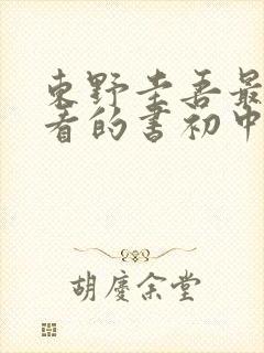 东野圭吾最值得看的书初中生