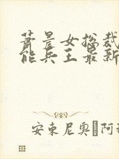 萧晨女总裁的全能兵王最新更新完