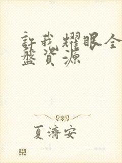 许我耀眼全集网盘资源