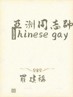 亚洲同志帅哥大與hinese gay
