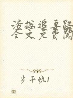 渣总追妻路漫漫全文免费阅读