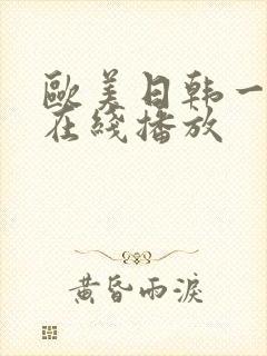 欧美日韩一级片在线播放