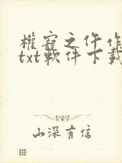 权宠之仵作医妃txt软件下载