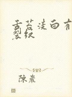 舌苔淡白有齿痕裂纹