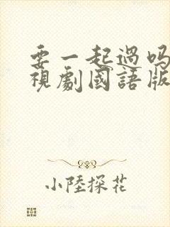 要一起过吗 电视剧国语版免费观看