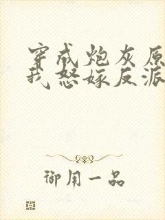 穿成炮灰原配后我怒嫁反派