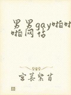 男男gay啪啪啪网站