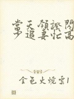 当天领证闪婚陆少追妻忙高清