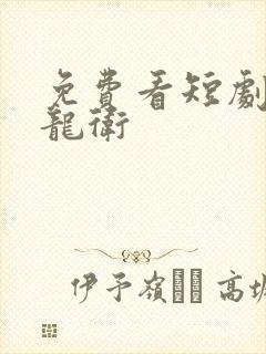 免费看短剧神级龙卫