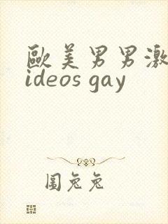 欧美男男激情videos gay