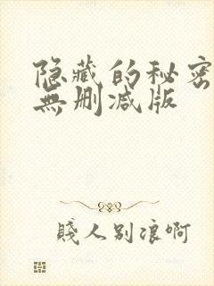 隐藏的秘密电影无删减版