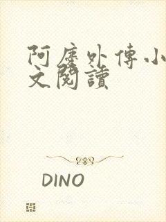 阿庆外传小说全文阅读